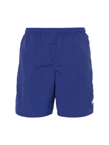 Shorts mit print Stüssy blau