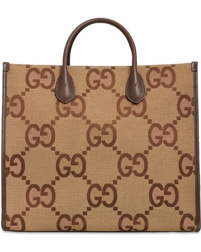 Nákupná taška Gucci hnedá