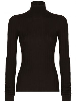 Пуловер Dolce & Gabbana черно
