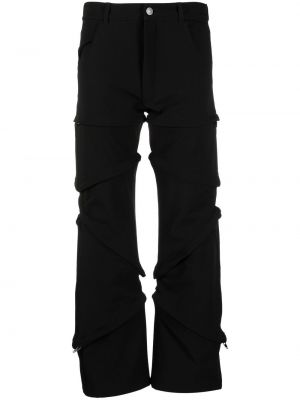 Asimetrične ravne hlače Weinsanto črna