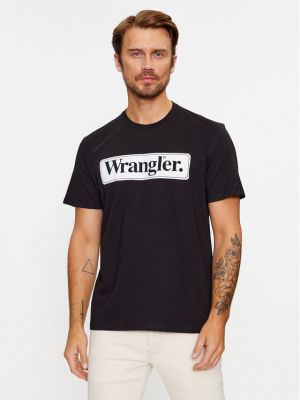 Marškinėliai Wrangler juoda