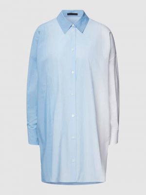 Bluzka w paski oversize Drykorn błękitna