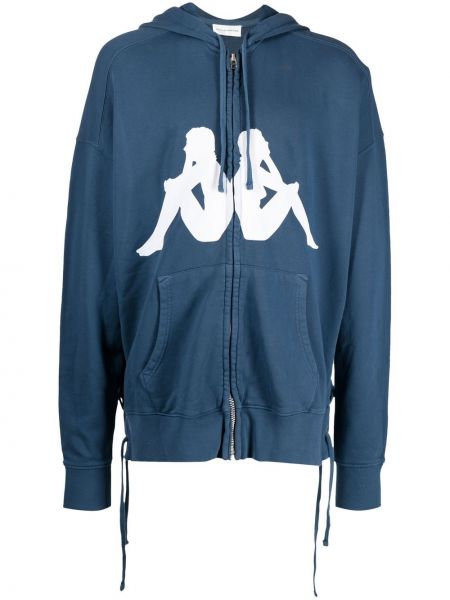 Snörning hoodie Faith Connexion blå