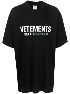 T-shirt mit print Vetements