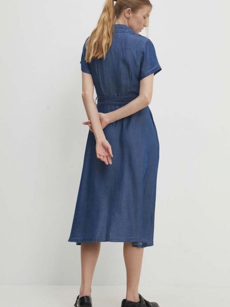 Mini ruha Answear Lab kék
