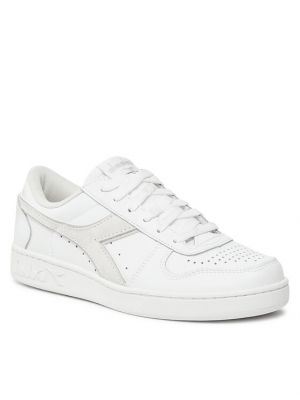 Αθλητικό δερμάτινα sneakers Diadora λευκό