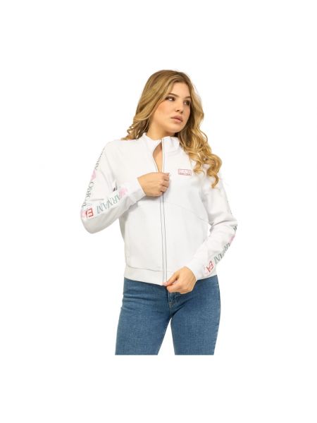 Bluza rozpinana Emporio Armani Ea7 biała