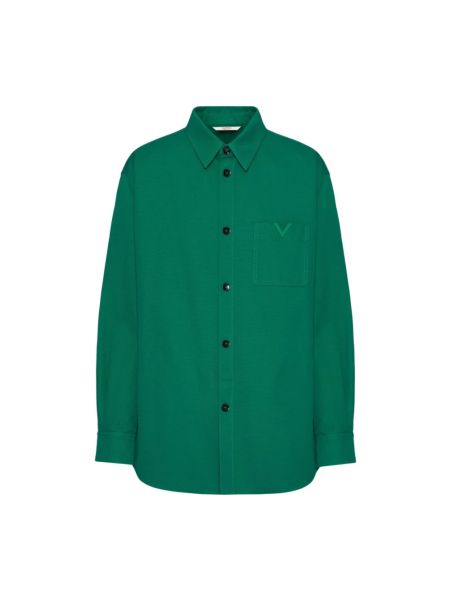 Koszula Valentino Garavani zielona