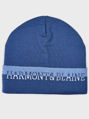 Синяя шапка Harmont&blaine