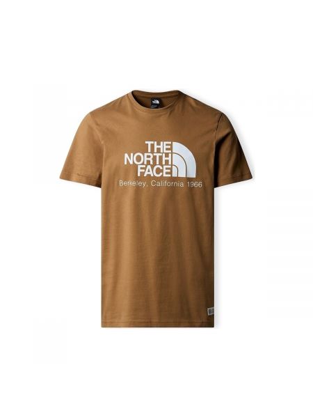 Tričko The North Face hnědé