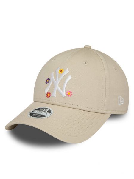Φλοράλ καπέλο New Era μπεζ