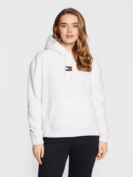 Поларено Tommy Jeans бяло