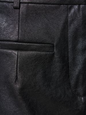 Кожена пола от изкуствена кожа Designers Remix черно