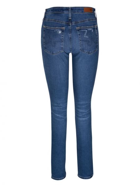 Jeansy skinny Ag Jeans niebieskie