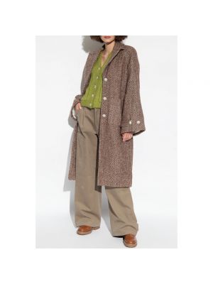 Cappotto invernale di lana Custommade marrone