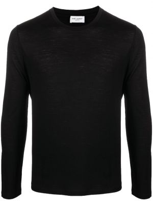 Vilnas džemperis Saint Laurent melns