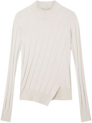 Асиметричен пуловер Stella Mccartney бяло