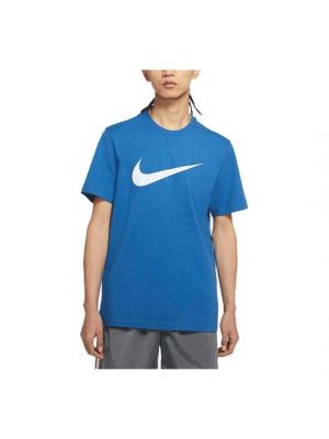 Повседневная футболка с коротким рукавом с круглым вырезом Nike синяя