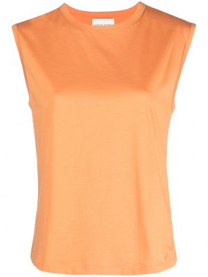 Ärmlös topp Loulou Studio orange