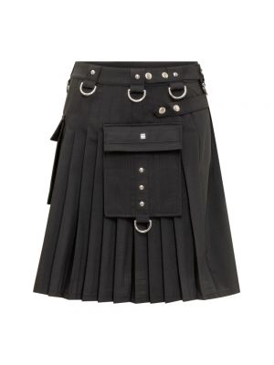 Spódnica midi plisowana Givenchy czarna