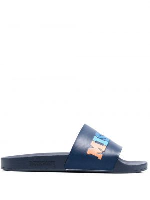 Trykt flip-flops Missoni blå