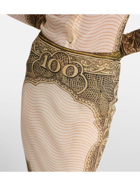 Maxi φούστα με σχέδιο Jean Paul Gaultier