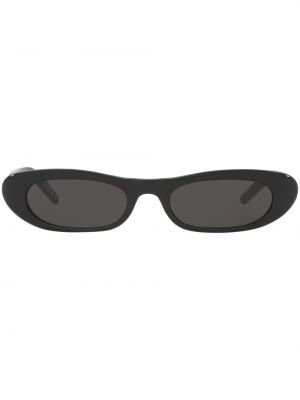 Ochelari de soare slim fit Saint Laurent Eyewear negru