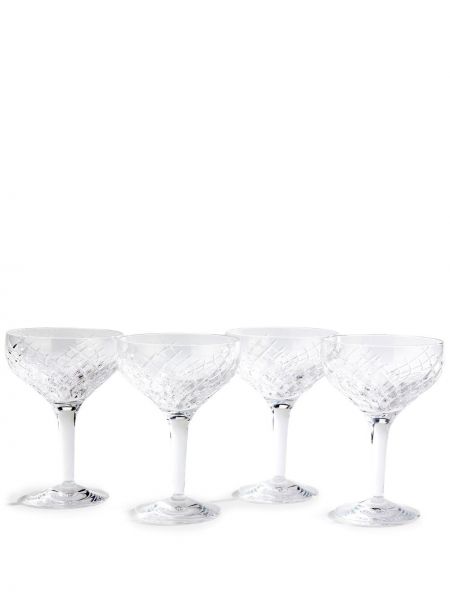 Okulary z kryształkami Soho Home białe