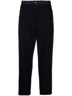 Pantalon slim plissé Giorgio Armani bleu