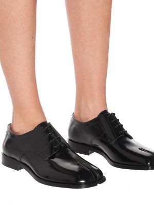 Pantofi brogue din piele Maison Margiela negru