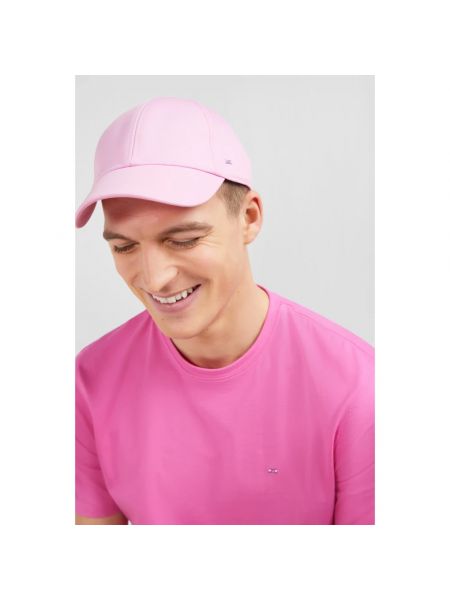 Gorra de algodón Eden Park rosa