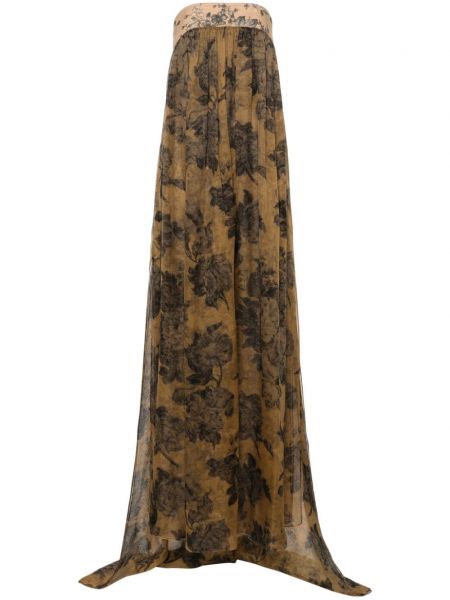 Φλοράλ μάξι φόρεμα με σχέδιο Max Mara