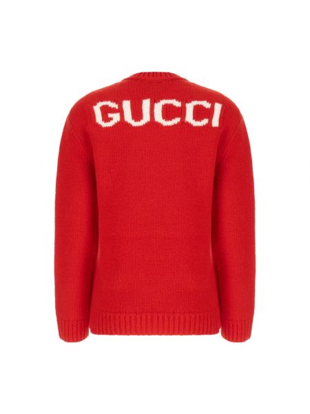 Sweter Gucci czerwony