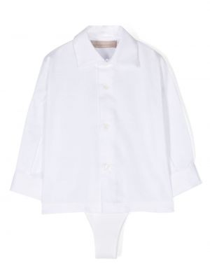 Camicia di cotone La Stupenderia bianco