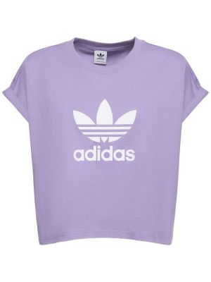 Tričko Adidas Originals fialové