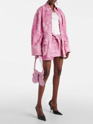 Traper suknja s camo uzorkom Blumarine ružičasta