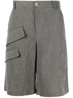 Pantalones cortos cargo Jacquemus gris