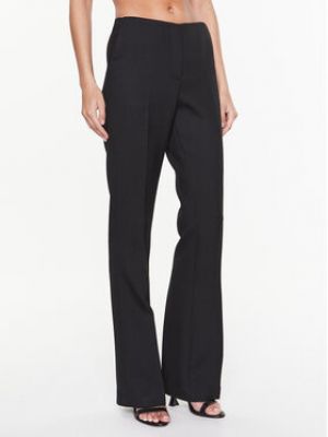 Remain Pantaloni din material Heavy Suiting RM2125  Straight Fit - Negru
