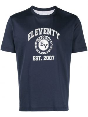 T-shirt Eleventy blå