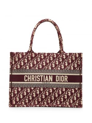 Шопинг чанта Christian Dior червено