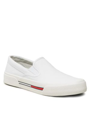 Slip-on ниски обувки Tommy Jeans бяло
