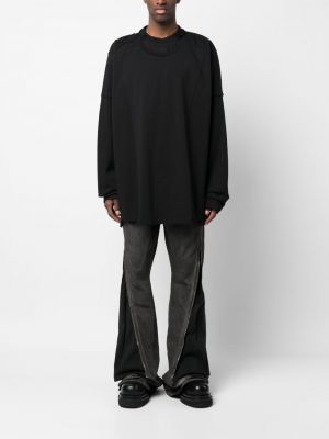 Sweatshirt aus baumwoll Vetements schwarz