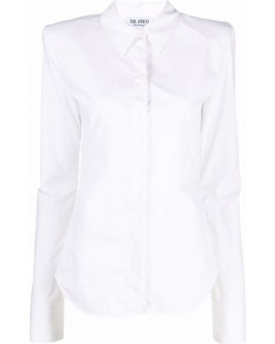 Camisa de algodón The Attico blanco