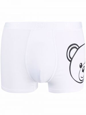 Bomull boksershorts Moschino hvit