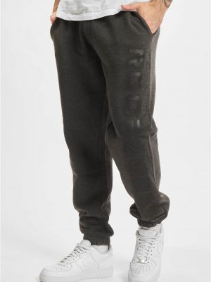 Fleecové sportovní kalhoty Rocawear šedé