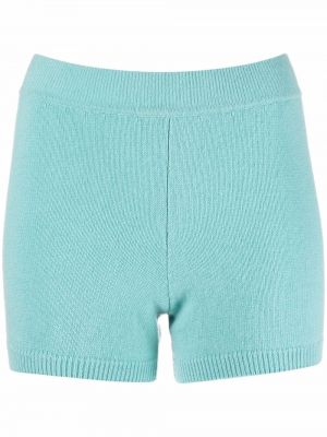 Pantalones cortos ajustados de punto Ami Amalia azul