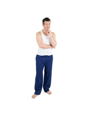 Фланелевые брюки Leveret синие