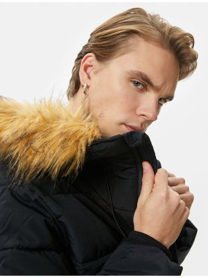 Kabát s kapucňou s vreckami Koton