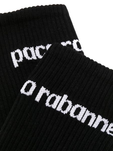 Calcetines de punto Paco Rabanne negro