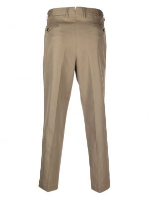 Plisseeritud chino-püksid Dell'oglio pruun
